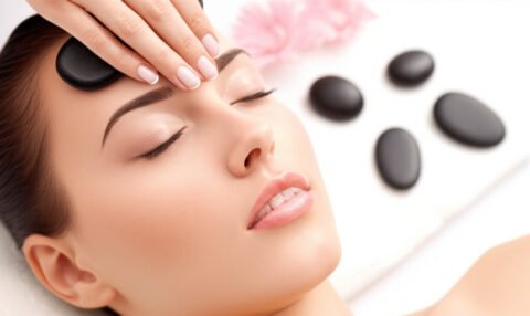 a7c355d4-8adf-422c-8643-109ce30da375 Client receiving a relaxing hot stone facial to ease tension and improve circulation – LashLuv Beauty Bar in Bothell WA, serving Kenmore, Mill Creek, and Woodinville